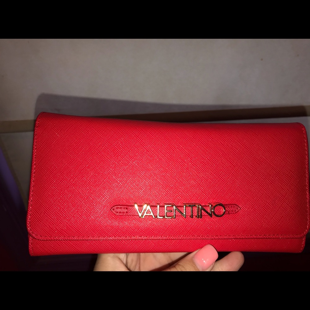 red valentino wallet